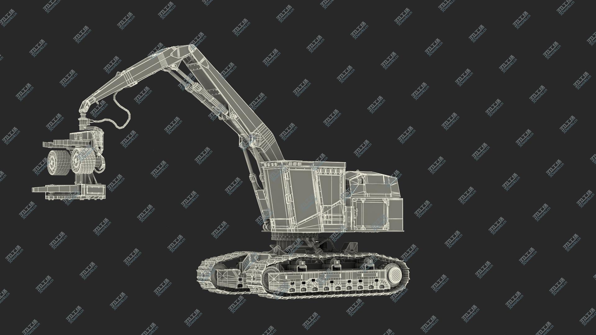 images/goods_img/20210313/Tigercat 855D Tracked Harvester Rigged 3D model/5.jpg